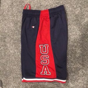 Vintage champion USA Olympic shorts